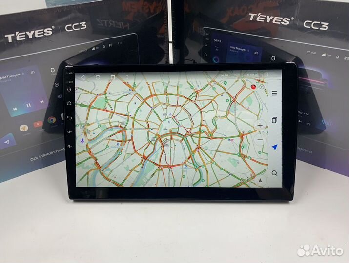 Магнитола на андройде Teyes CC3 3/32 для Volkswage