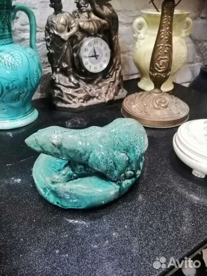 Статуэтка Медведь Гжель, схф-1