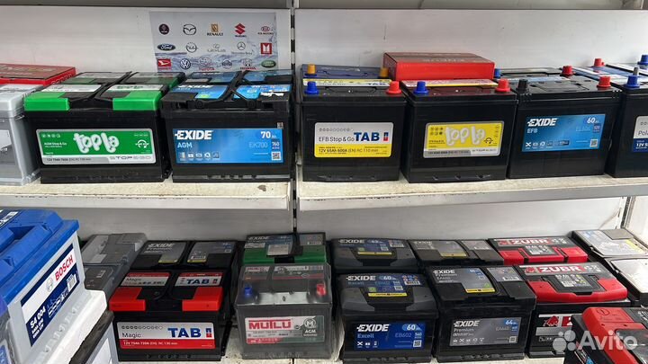 Аккумуляторы на авто.Доставка.Установка