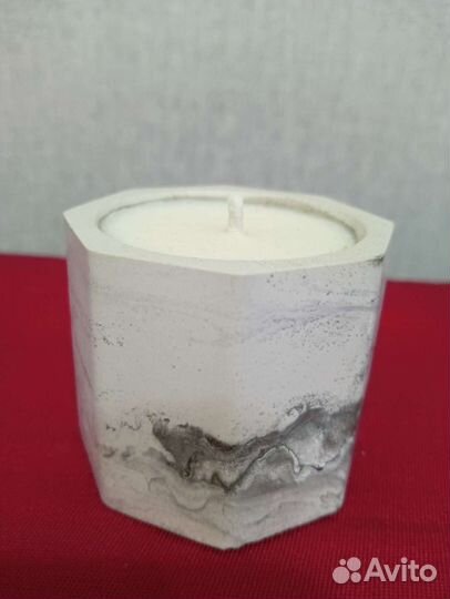 Ароматическая свеча ручной работы