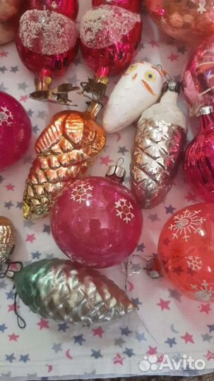 Елочные игрушки СССР советские