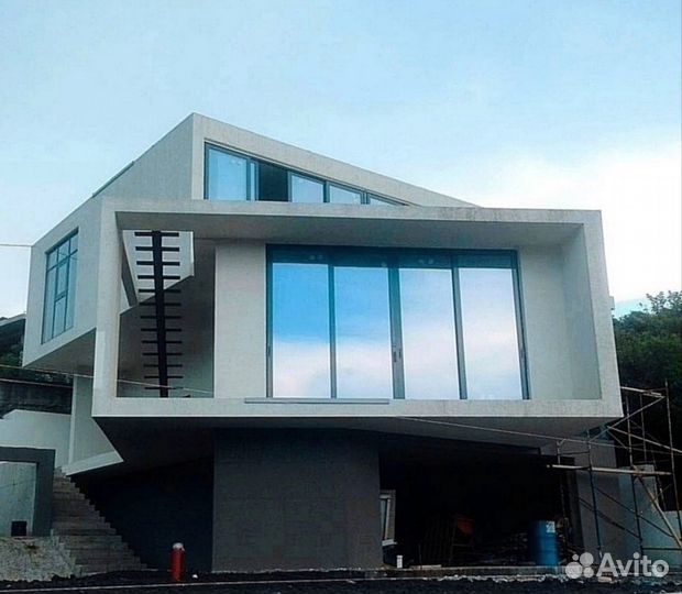 Алюминиевые окна терраса балкон лоджия фасад