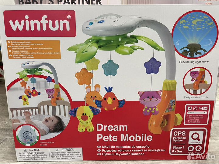 Детский мобиль winfun DreamPets Mobile