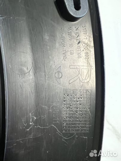 Накладка правого крыла Mini Hatch F56