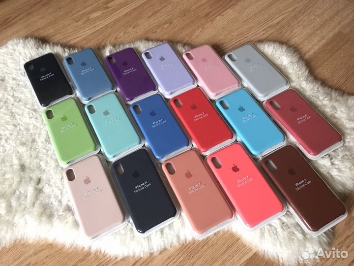 Apple Silicone Case для iPhone X новые