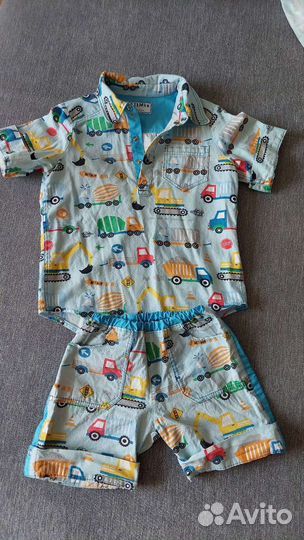 Комплект(рубашка +шорты)