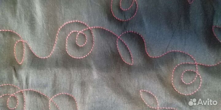 Отрез ткани, стежка курточная