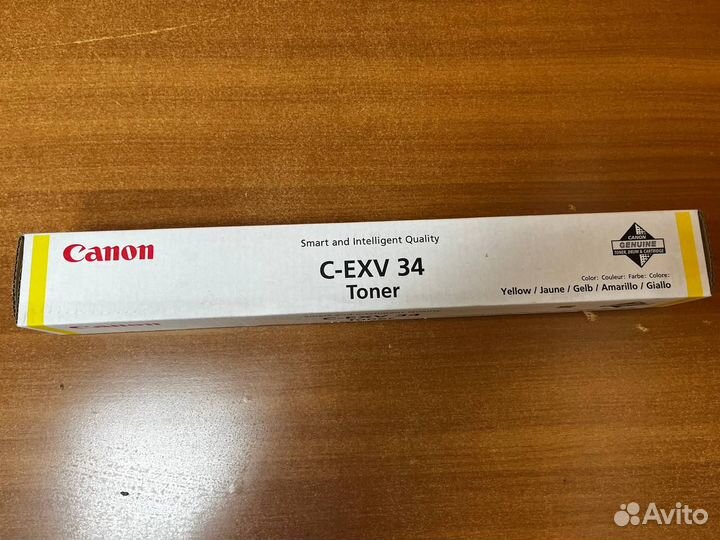 Тонер Canon C-EXV 34 Yellow (3785B002)