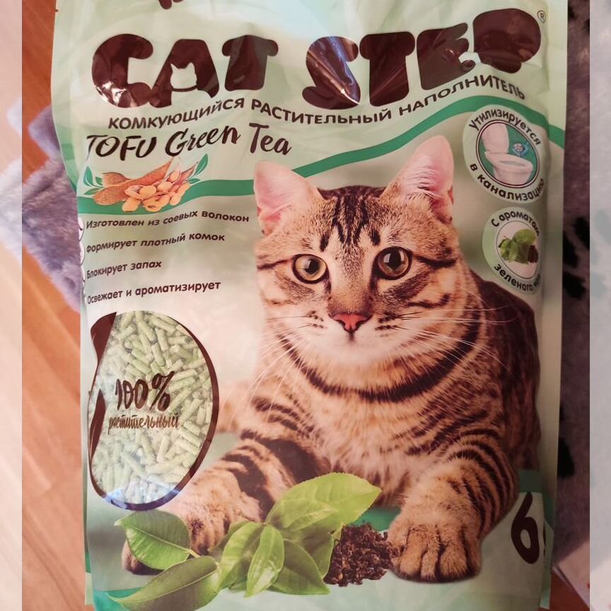 Наполнитель cat step tofu 6л