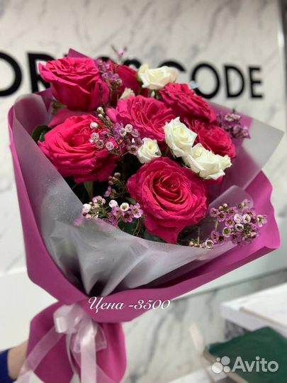 Живые цветы букеты