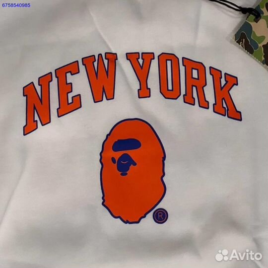 Свитшот Bape New York (белый)