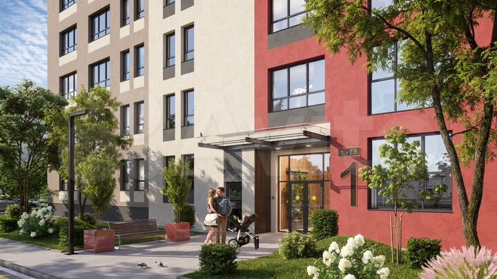 1-к. квартира, 36 м², 1/5 эт.