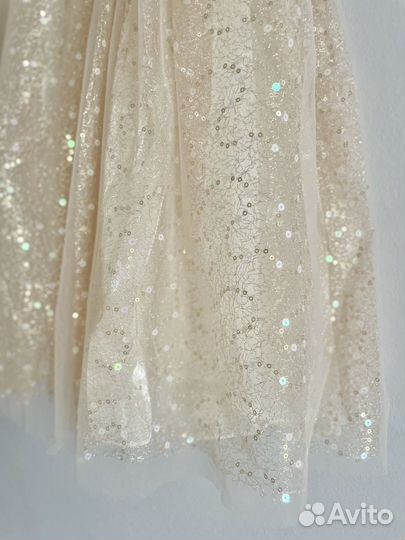 Платье новогоднее на утренник для девочки 98 110