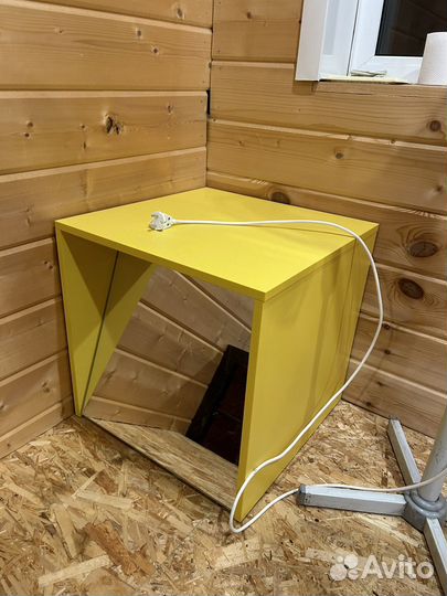 Тумба с зеркалом для обуви янлекс