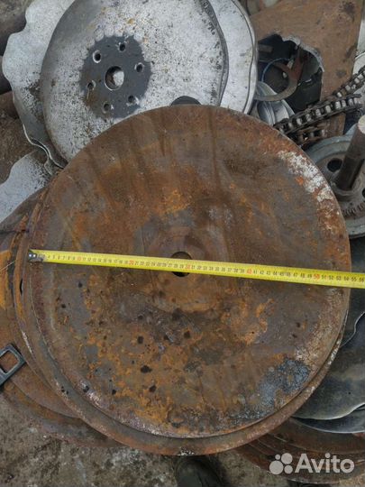 Сковорода садж из бороны, заготовки