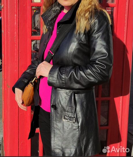 Куртка кожаная женская размер 42-44