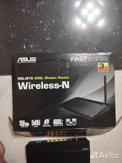 WI-FI Роутер adsl2+ asus DSL-N10