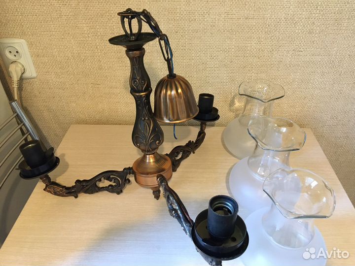 Люстра 3-х рожковая СССР