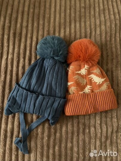 Шапки детские демисезон 1-2 года 52 см
