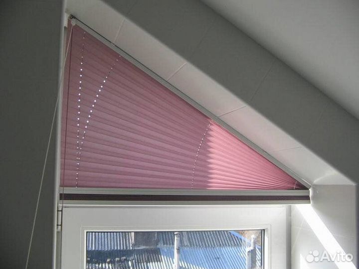 Плиссе шторы на ручном управлении