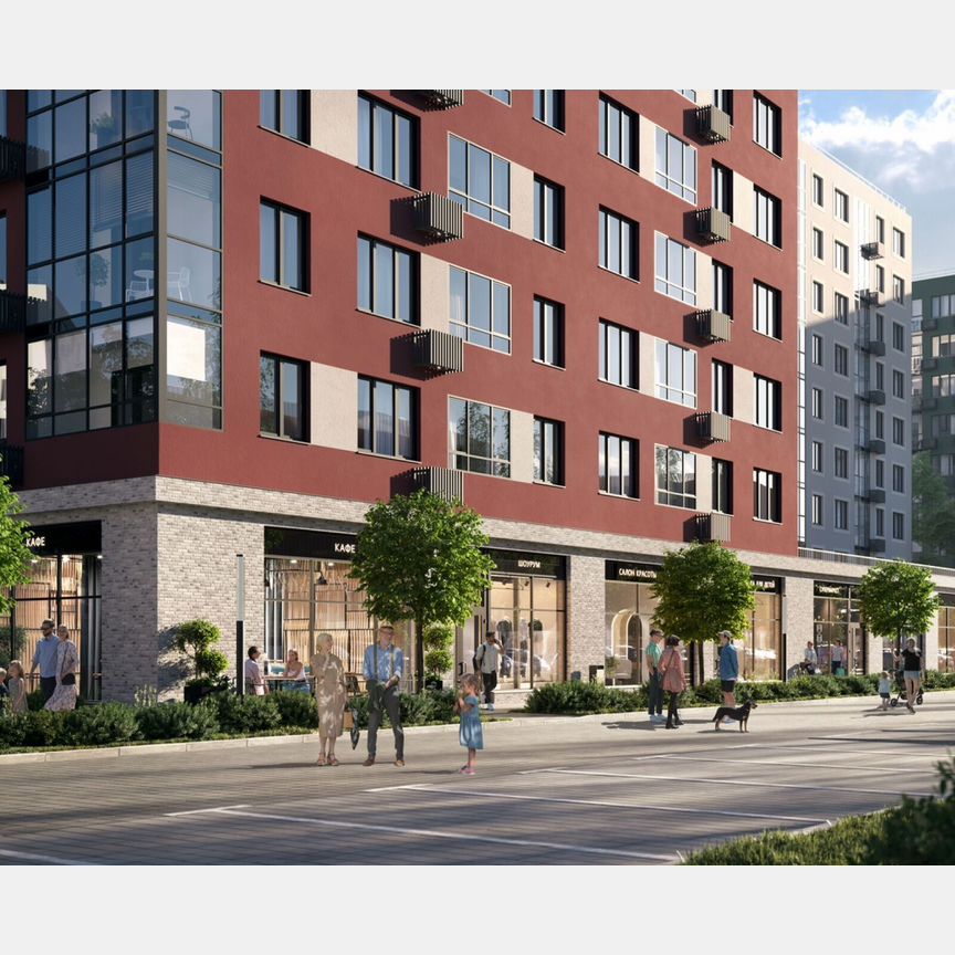 2-к. квартира, 64,3 м², 6/12 эт.