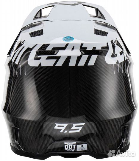 Шлем Leatt Kit Moto 9.5 Carbon V24 White+Velocity