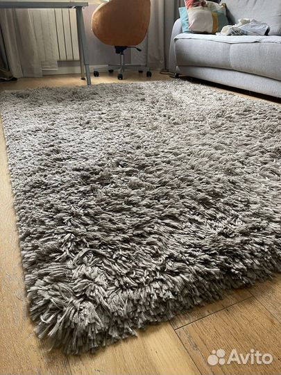 Ковер IKEA серый Gaser 170x240