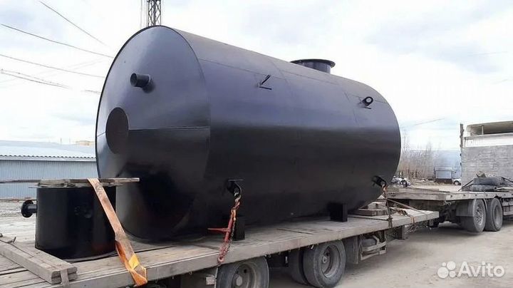 Цистерна горизонтальная 50м3. Емкость