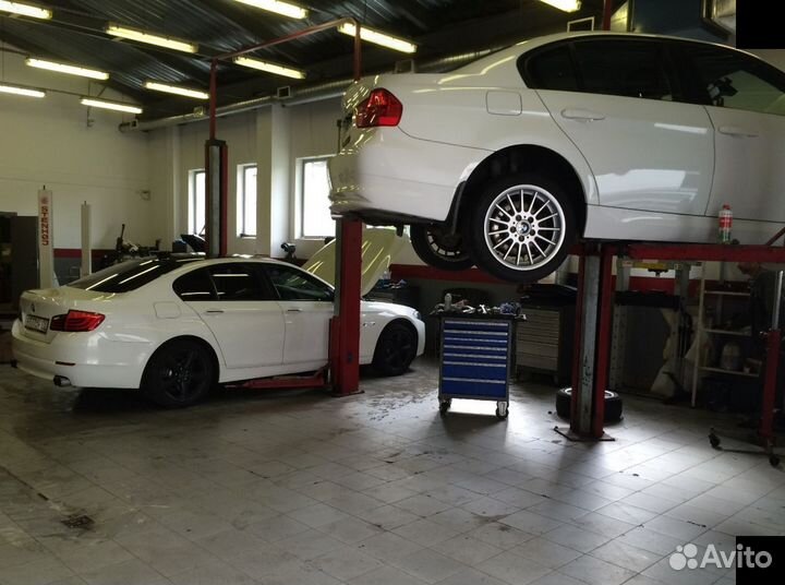 Сервис BMW Замена ремня гидроусилителя