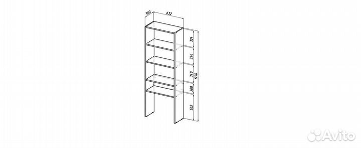Стеллаж Рикс-4