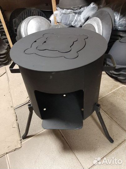 Печь-учаг с кольцами