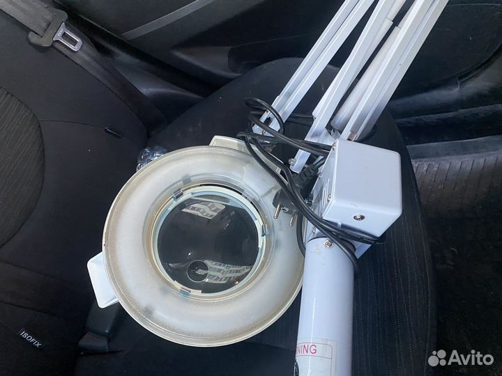 Лампа лупа напольная