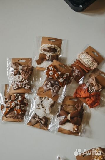 Заколки банты для волос для девочек