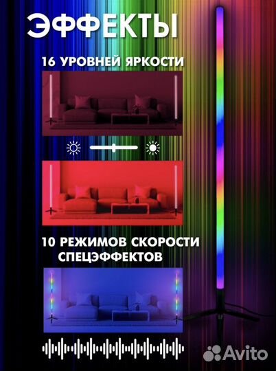 Новый RGB светодиодный светильник/лампа