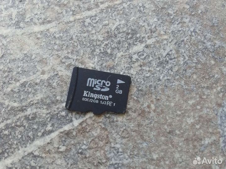 Карта памяти MicroSD 2 гб