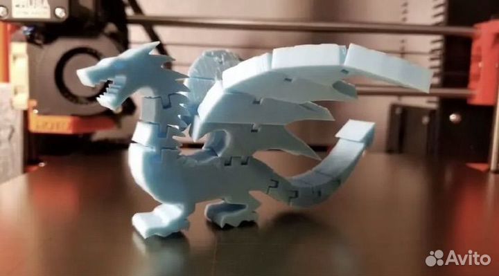 3D 3Д печать игрушка разные животные