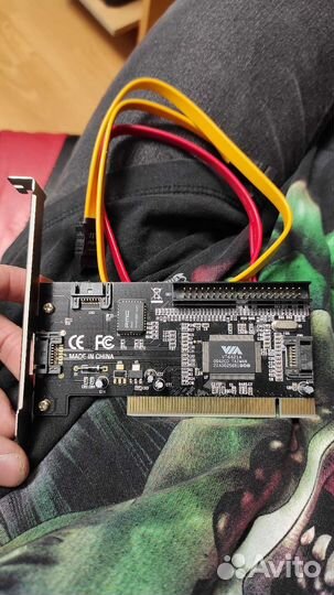 Контроллер pci SATA новый