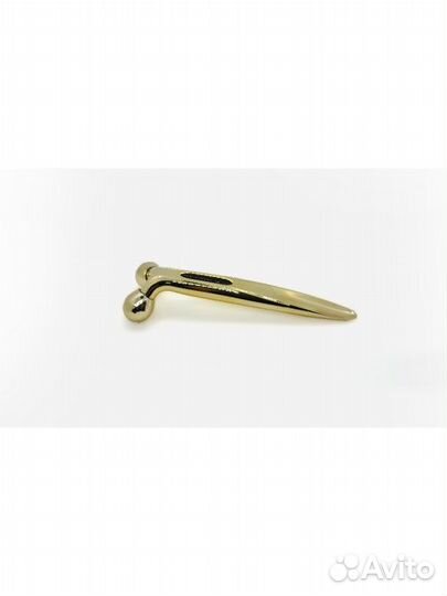 Роликовый 3D массажер для лица Andorse, золотистый