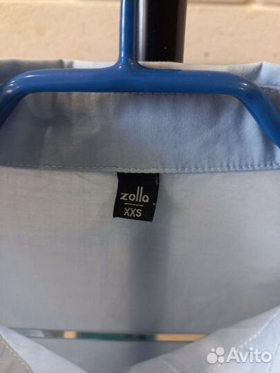 Рубашка для девочки zolla размер xxs голубая