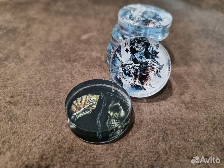 Фишки для нарды ручной работы