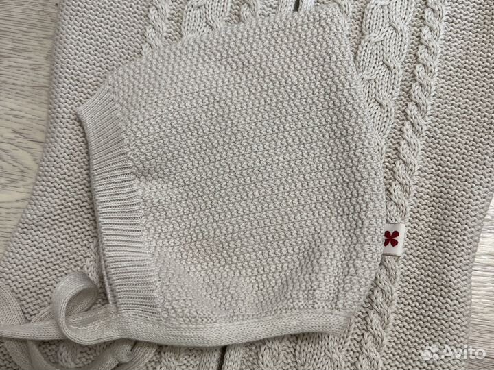 Спальный мешок для новорожденного с шапочкой