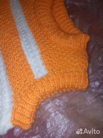 Жилетка на годовалого малыша, ручная вязка