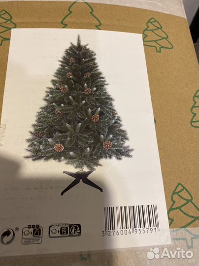 Ель искусственная золотая