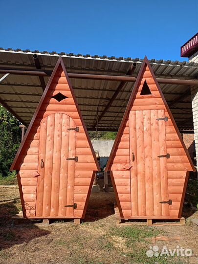 Дачный туалет деревянный