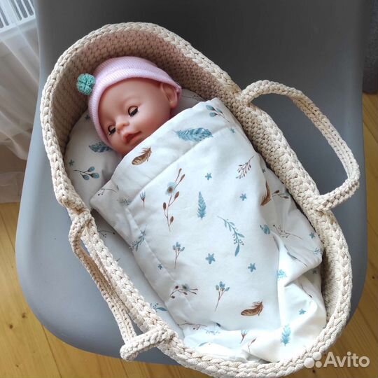 Кроватка, люлька корзинка для кукол