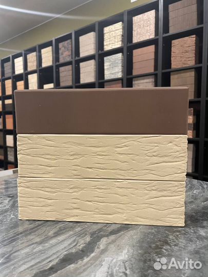 Кирпич лицевой пшеничное лето рустик завода Керма