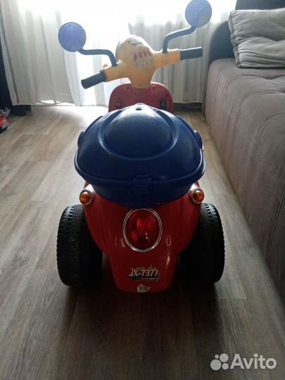 Детский электромобиль мотоцикл