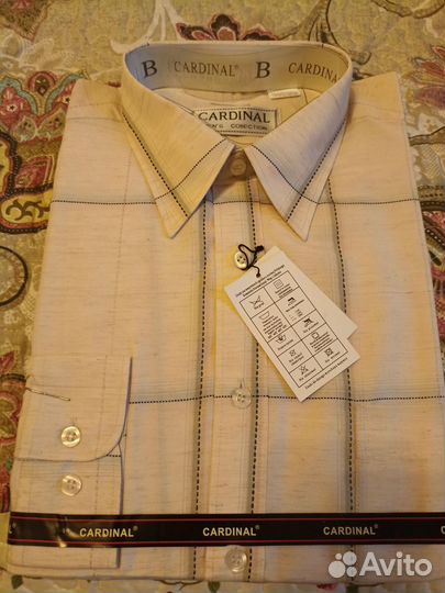 Мужская рубашка в клетку