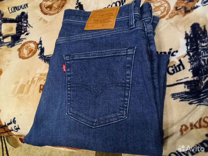 Джинсы мужские Levis 502 Taper 34/36