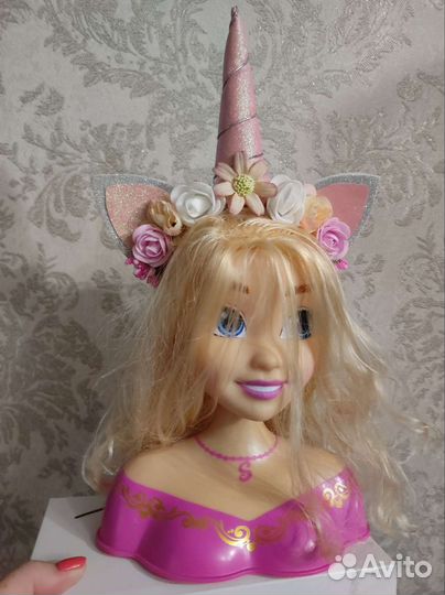 Ободок на голову единорог